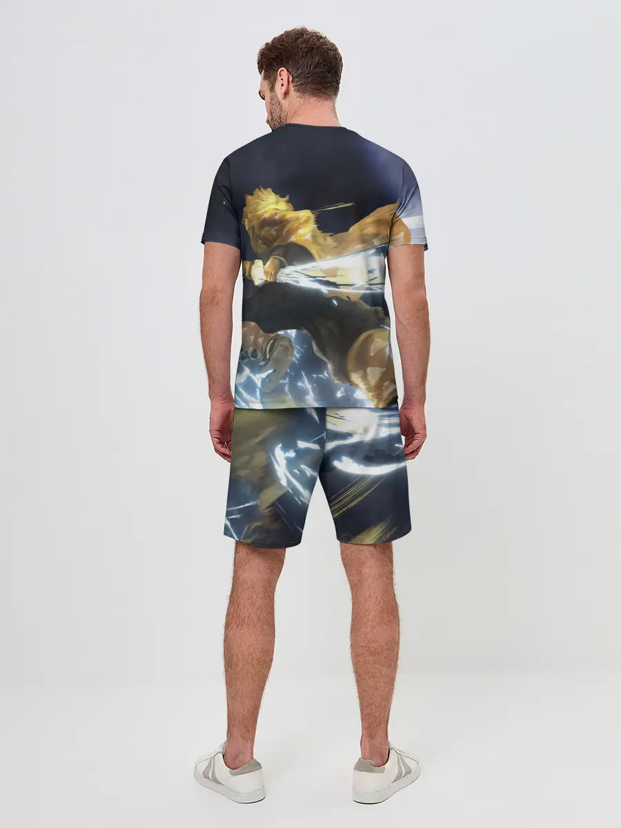 Мужской костюм с шортами / Зиницу Агацума Бог ГРОМА