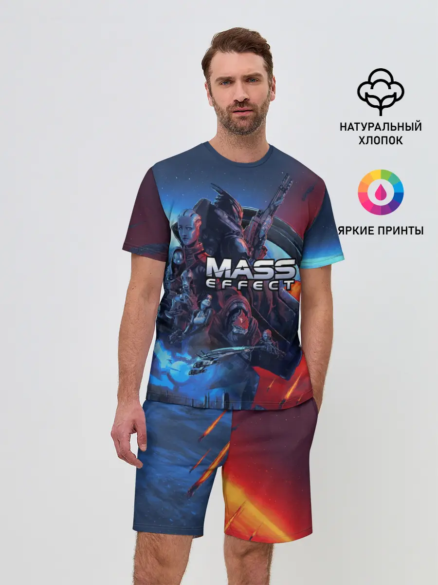 Мужской костюм с шортами / Mass EFFECT Legendary ed