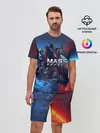 Мужской костюм с шортами / Mass EFFECT Legendary ed