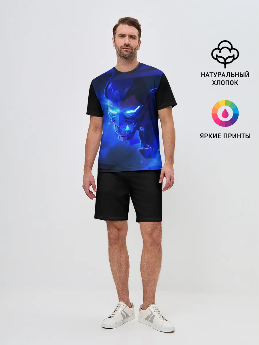 Мужской костюм с шортами / Валорант