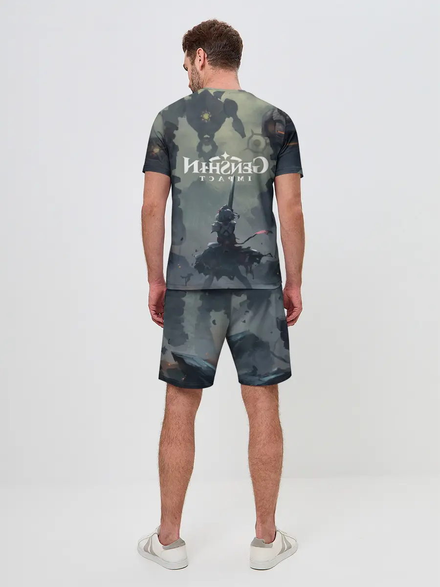 Мужской костюм с шортами / Genshin impact | Noelle