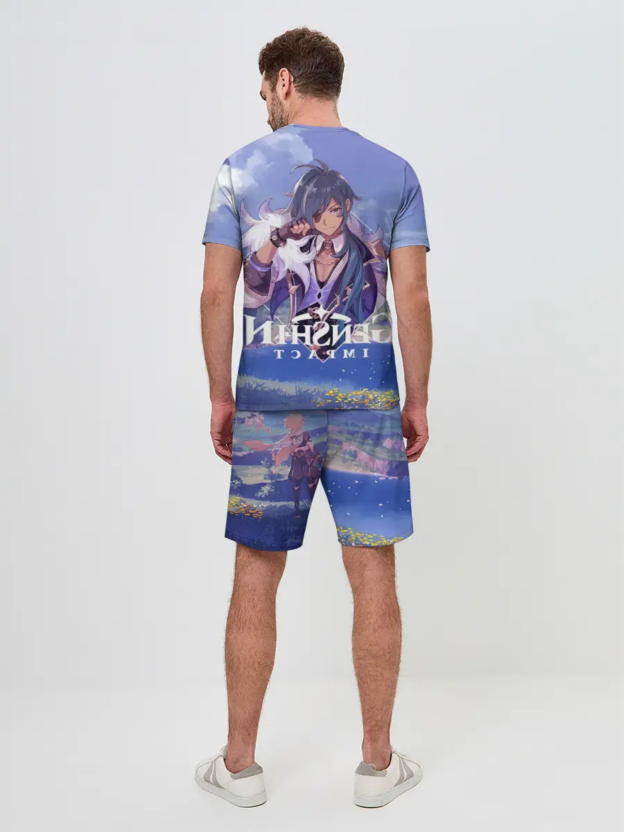 Мужской костюм с шортами / Genshin impact | Kaeya