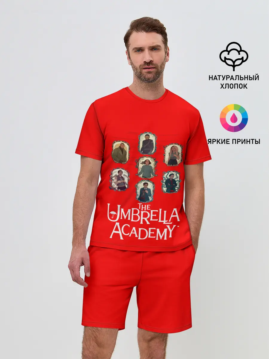 Мужской костюм с шортами / академия амбрелла