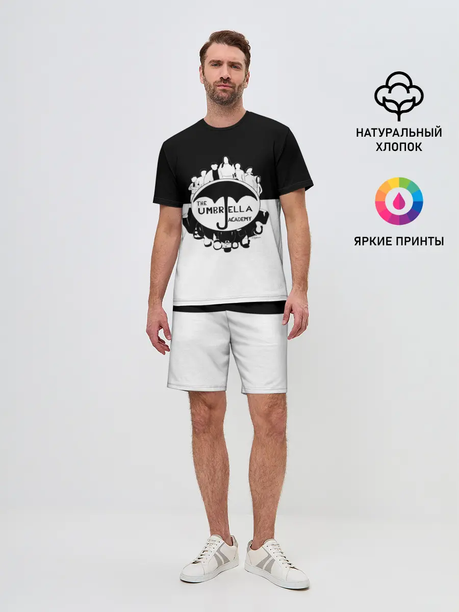 Мужской костюм с шортами / академия амбрелла