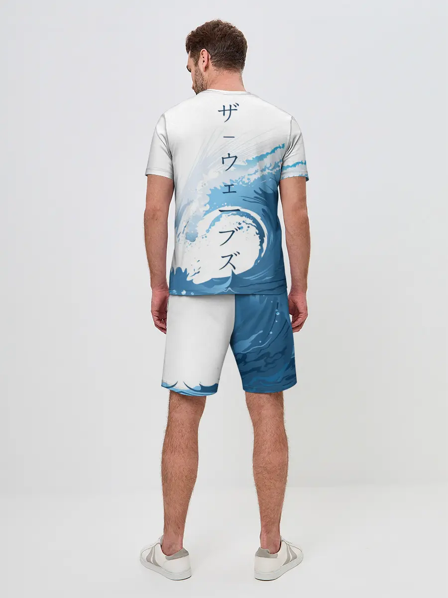 Мужской костюм с шортами / WAVE | ВОЛНЫ