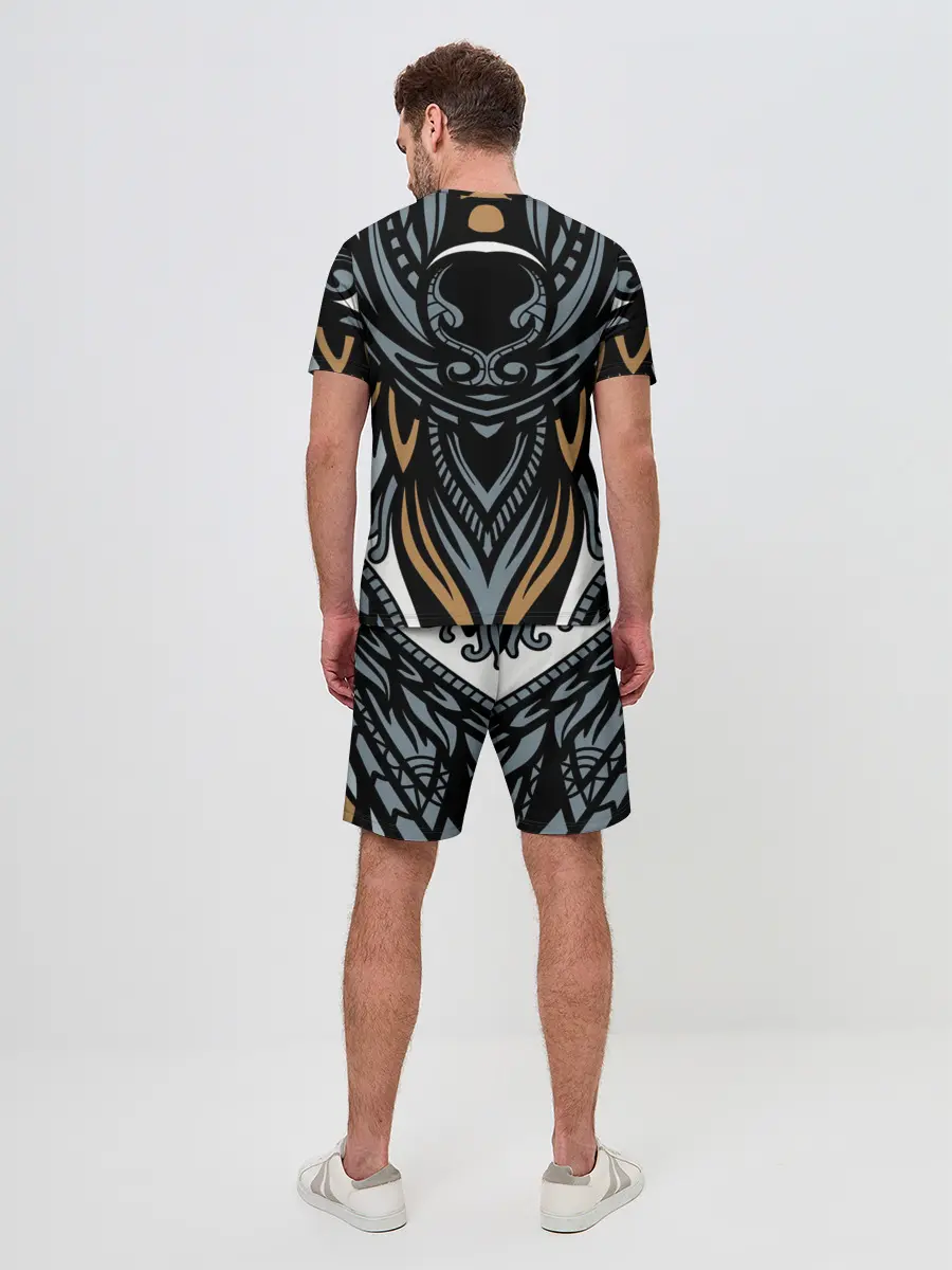 Мужской костюм с шортами / Рисунок лиса