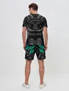 Мужской костюм с шортами / Рисунок волк
