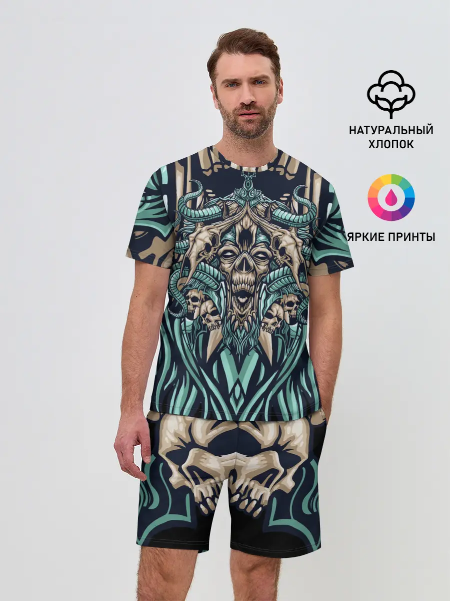 Мужской костюм с шортами / Древний зомби