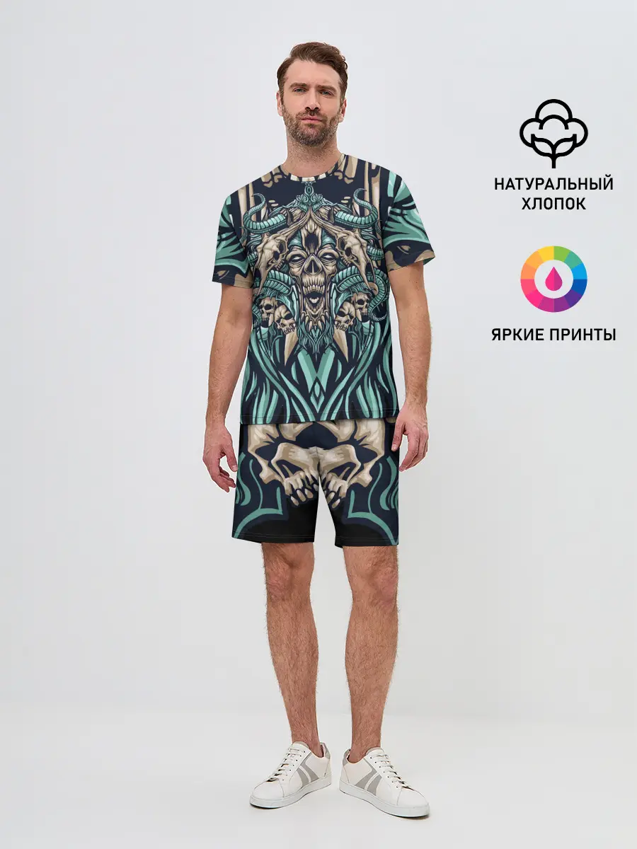 Мужской костюм с шортами / Древний зомби