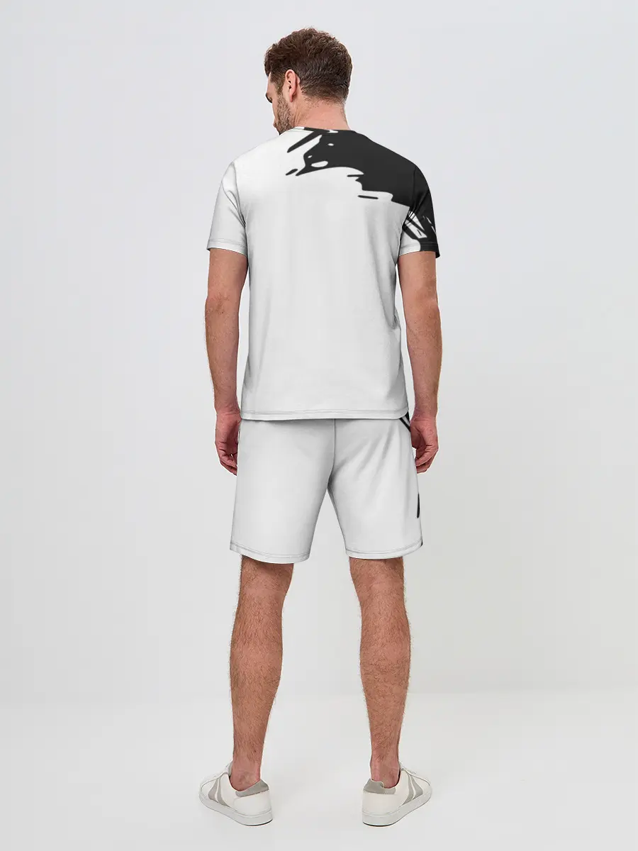 Мужской костюм с шортами / Bleach black & white