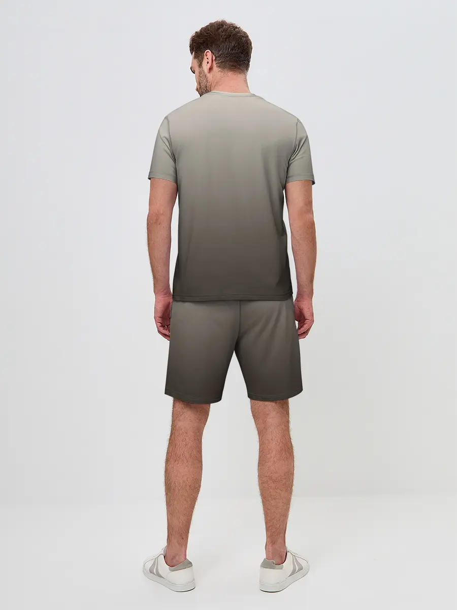 Мужской костюм с шортами / Сиамский кот голубые глаза