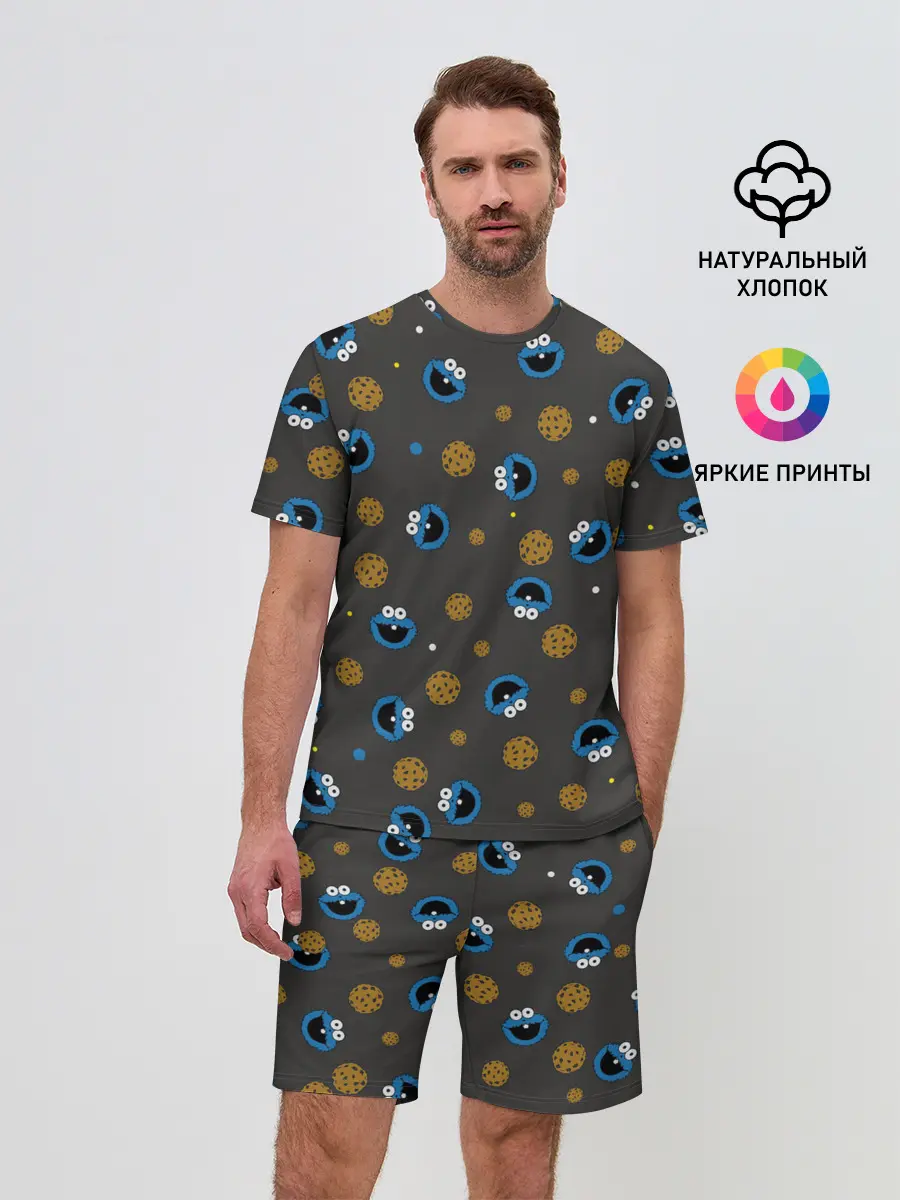Мужской костюм с шортами / Cookie Monster