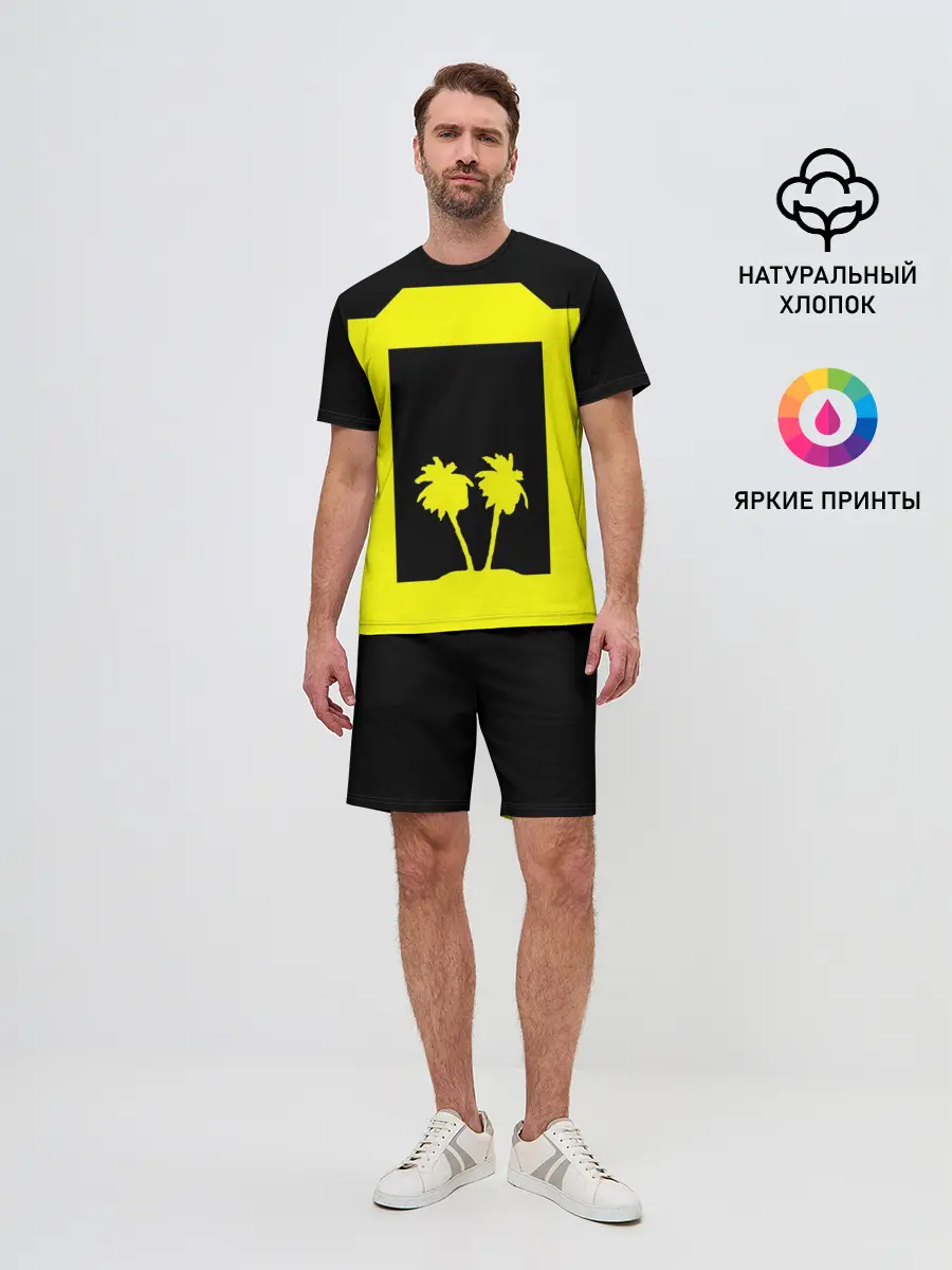 Мужской костюм с шортами / Cyberpunk 2077 nightcity