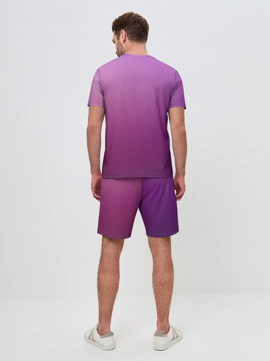 Мужской костюм с шортами / Аметистовый закат