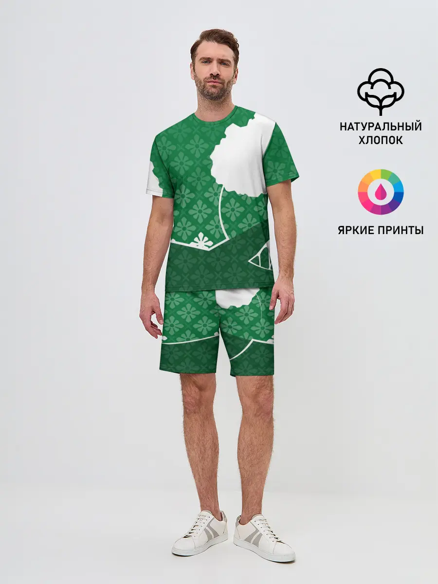 Мужской костюм с шортами / Дерево