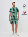 Мужской костюм с шортами / Котики и Пиццы