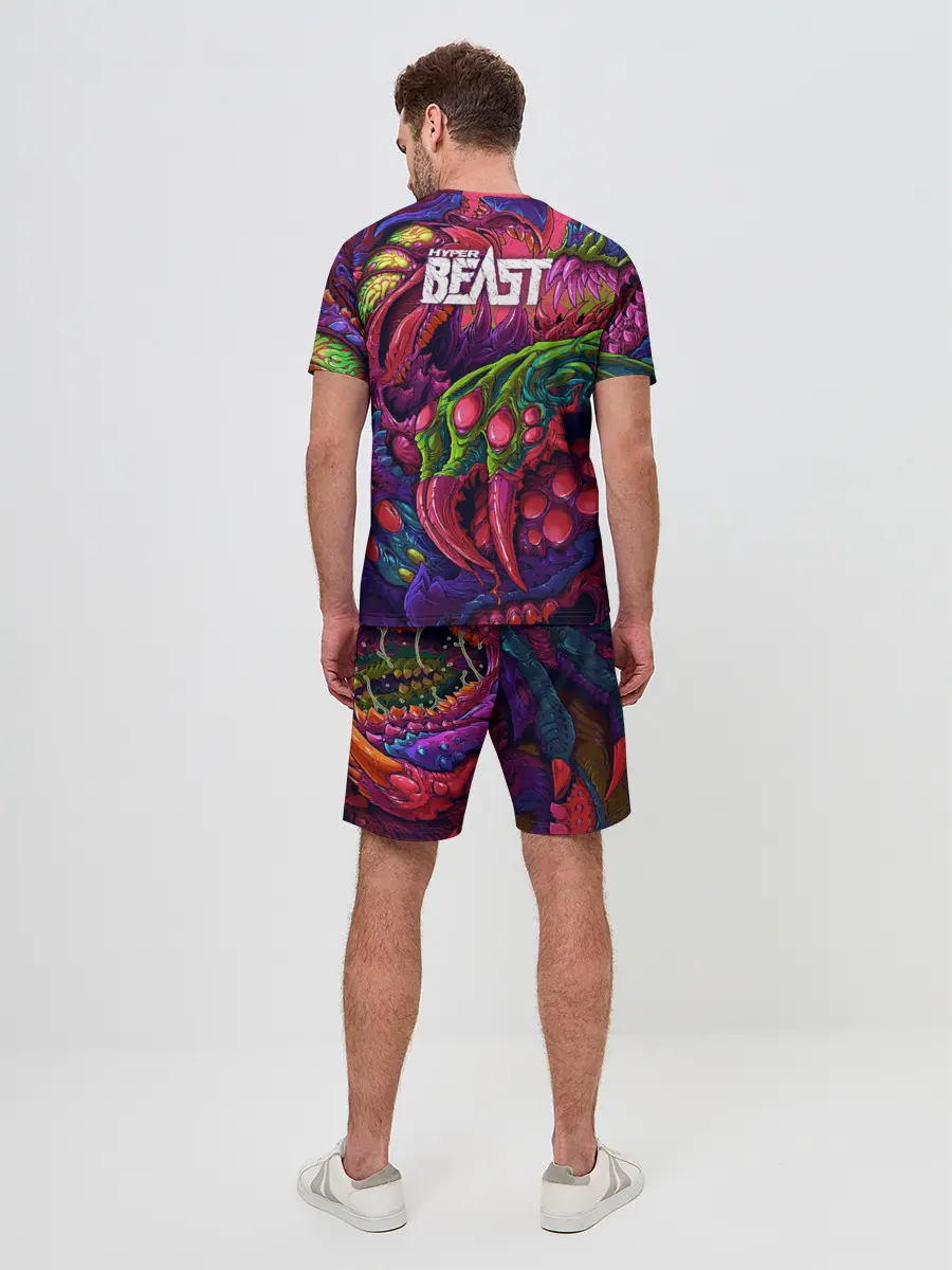 Мужской костюм с шортами / CS GO | Hyper Beast