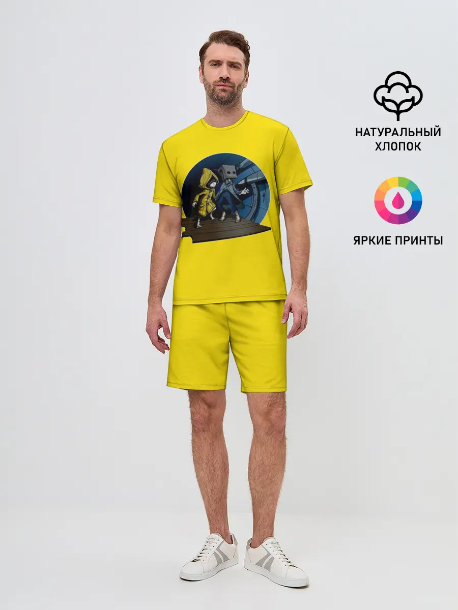 Мужской костюм с шортами / Little nightmares 2 | Yelow