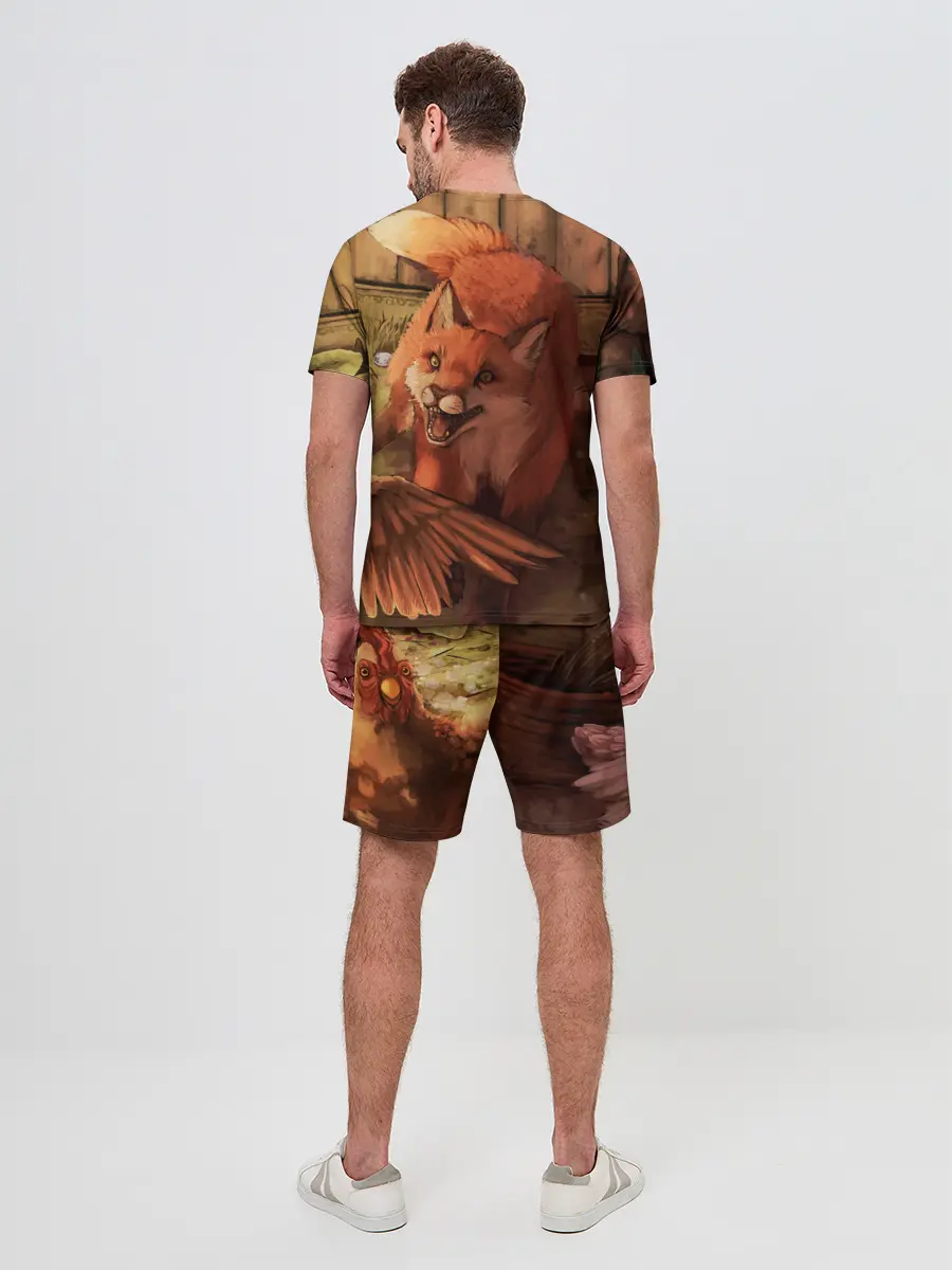 Мужской костюм с шортами / Хищная лисица