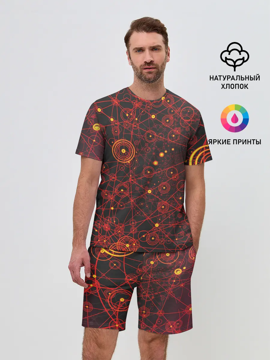 Мужской костюм с шортами / Данные сети