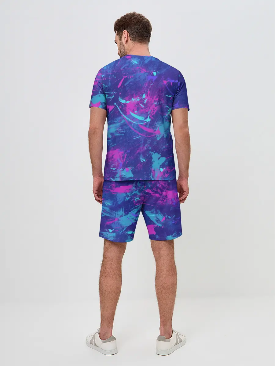 Мужской костюм с шортами / Краски