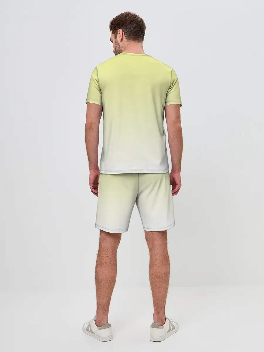 Мужской костюм с шортами / кошка и собака друзья