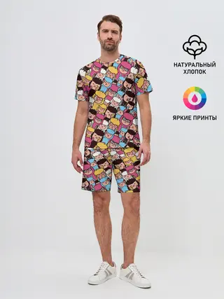 Мужской костюм с шортами / Альпаки