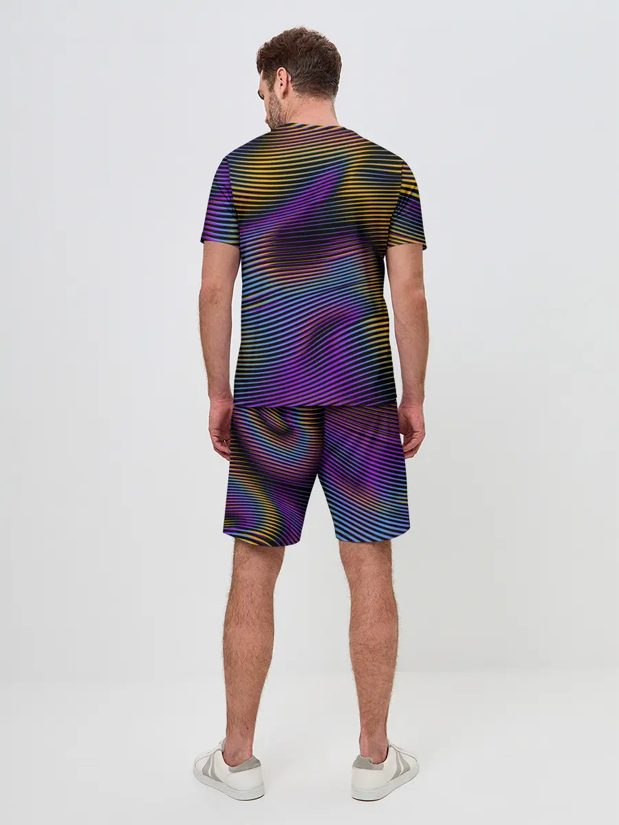 Мужской костюм с шортами / Современная абстракция