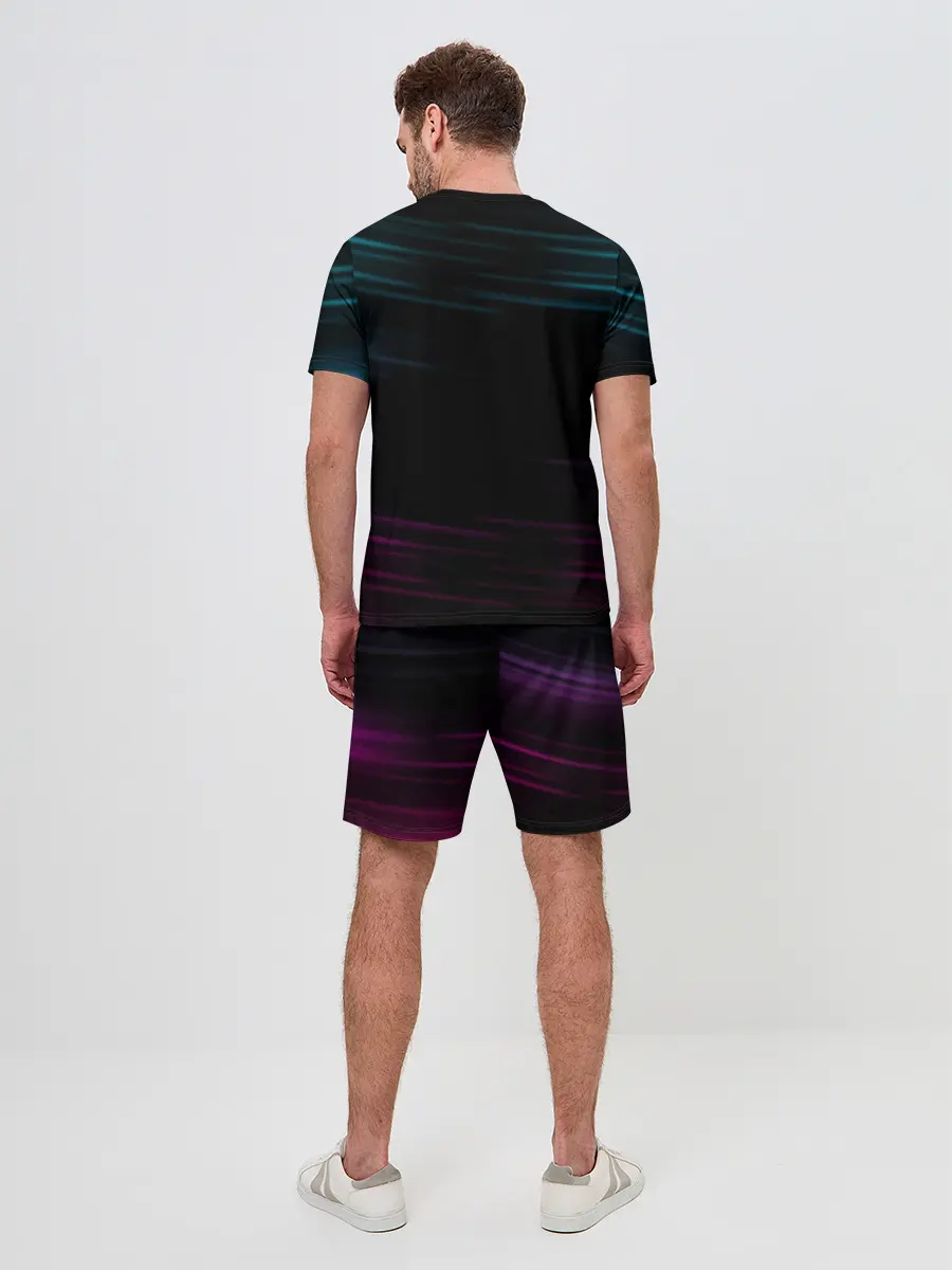 Мужской костюм с шортами / Cyberpunk 2077 NIGHT CITY