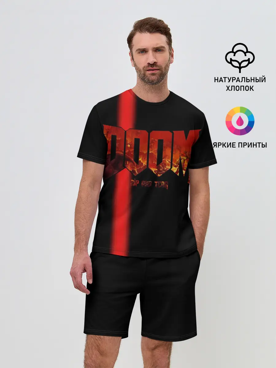 Мужской костюм с шортами / Doom | Rip and Tear