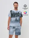 Мужской костюм с шортами / Сумеречный лес