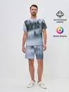 Мужской костюм с шортами / Сумеречный лес