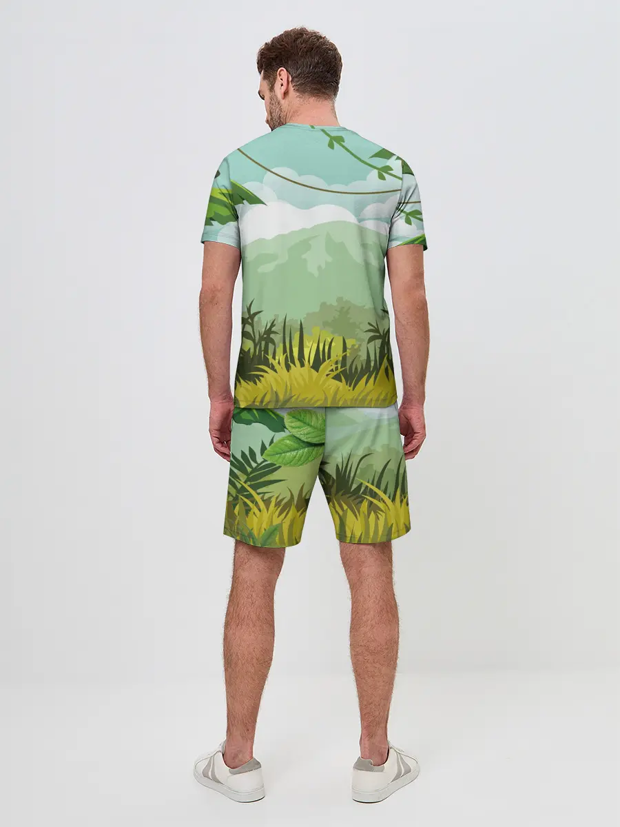 Мужской костюм с шортами / Тропики