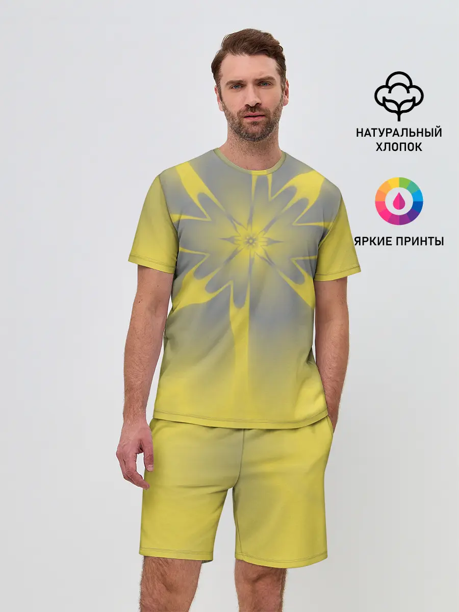 Мужской костюм с шортами / Абстракция