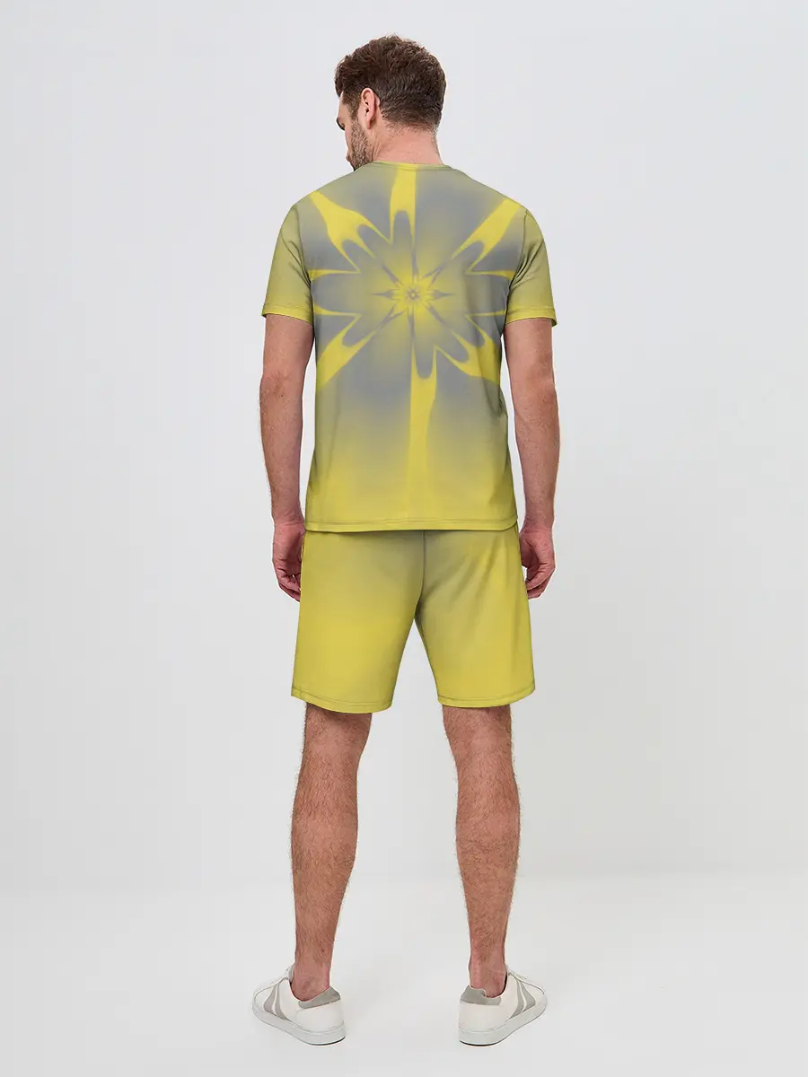 Мужской костюм с шортами / Абстракция