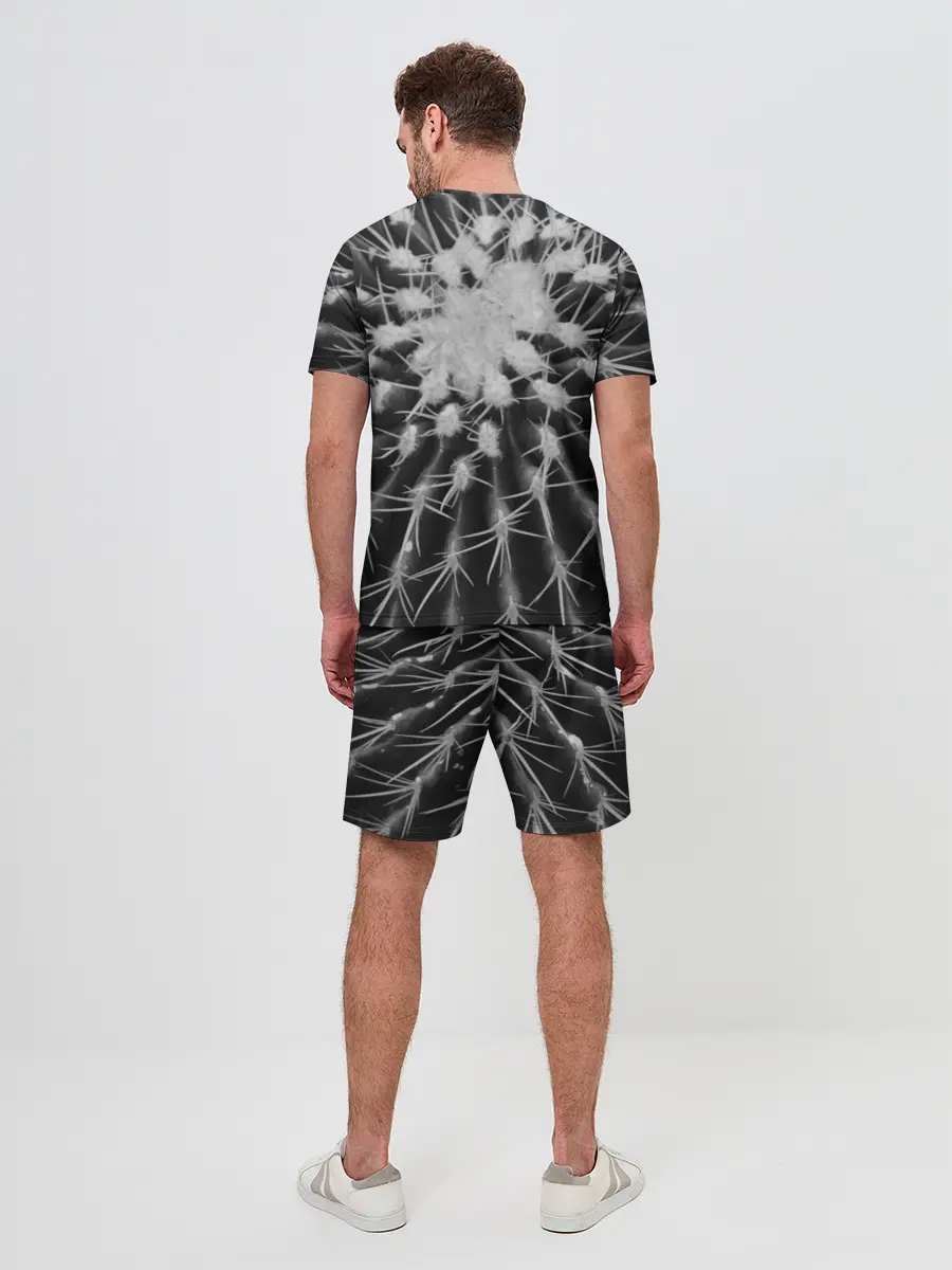 Мужской костюм с шортами / Кактусовый