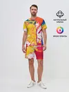 Мужской костюм с шортами / Красочное счастье
