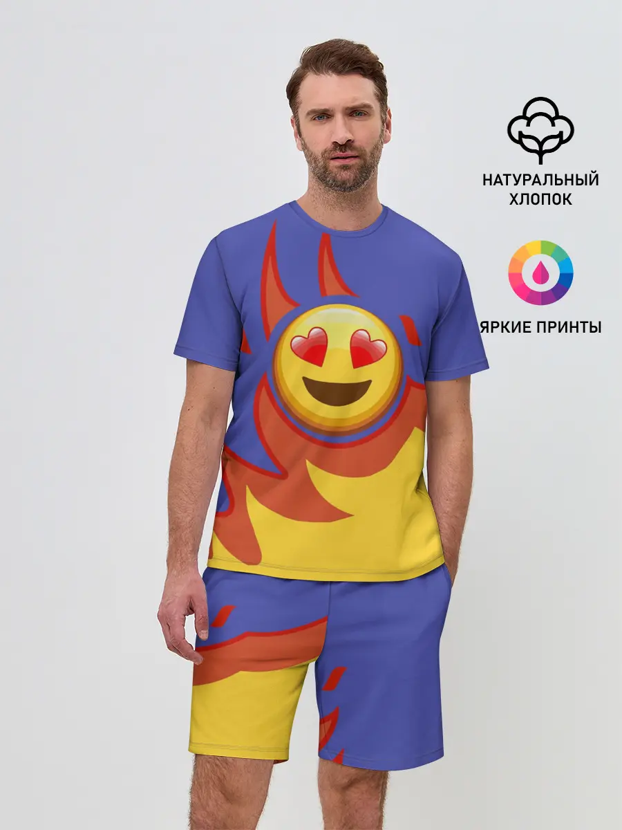 Мужской костюм с шортами / Ты горишь как огонь v1