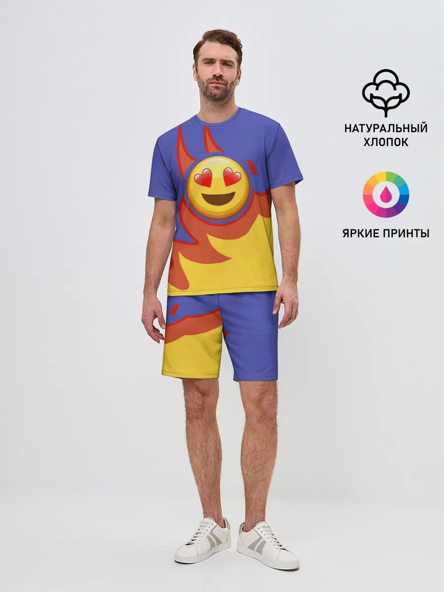 Мужской костюм с шортами / Ты горишь как огонь v1