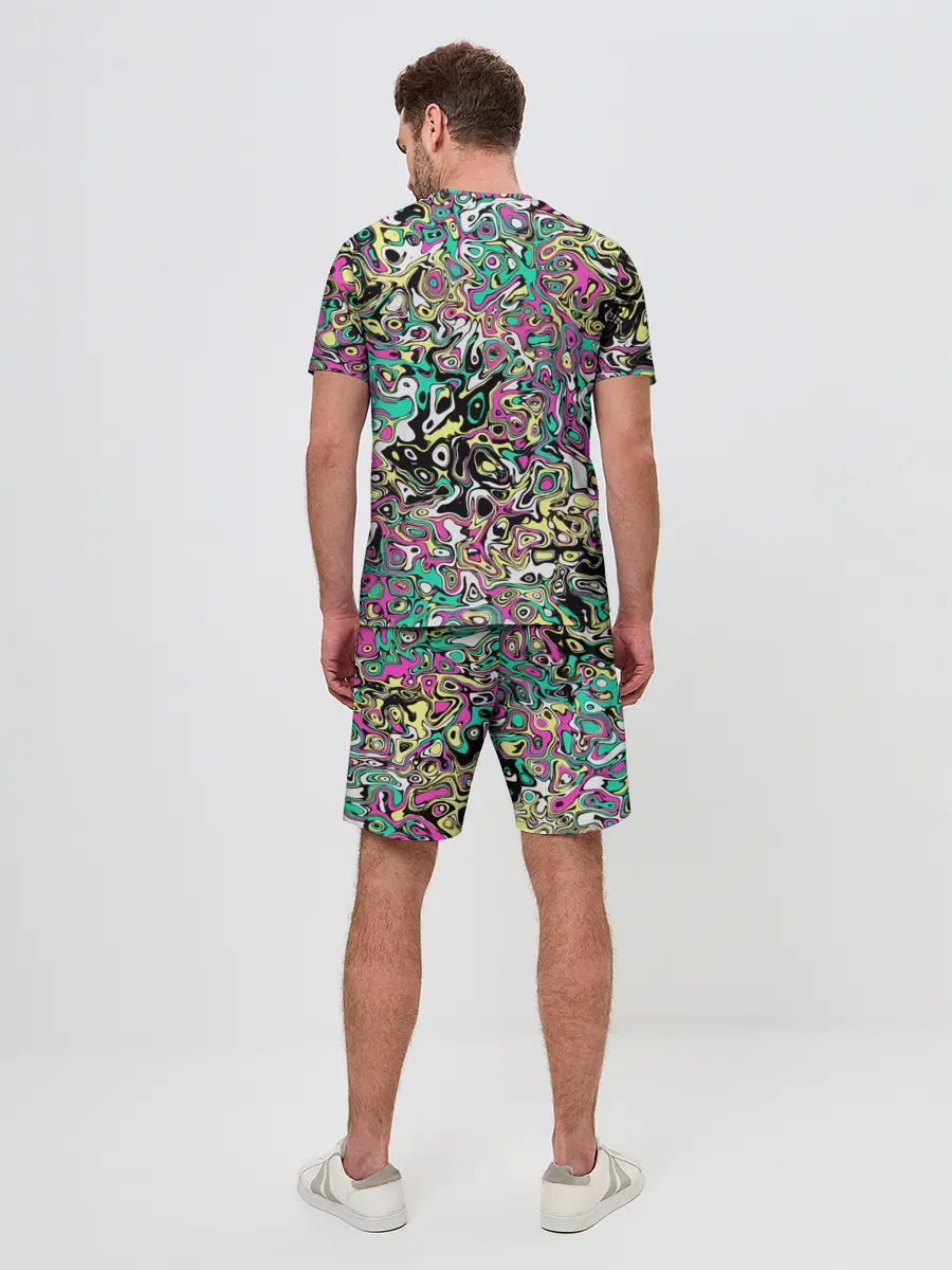 Мужской костюм с шортами / Череп