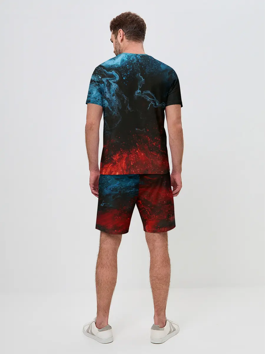 Мужской костюм с шортами / Огонь И Вода