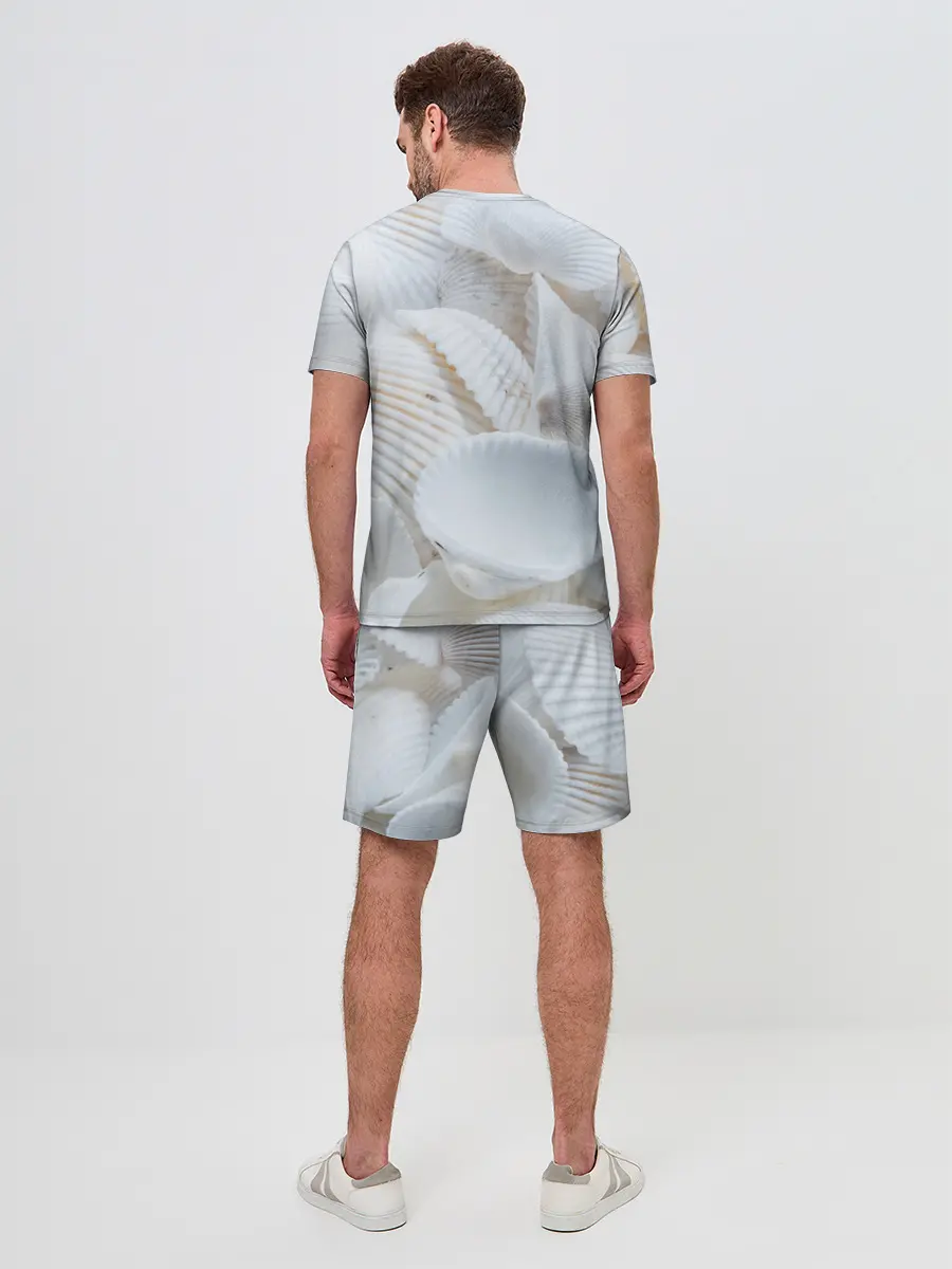 Мужской костюм с шортами / Ракушки