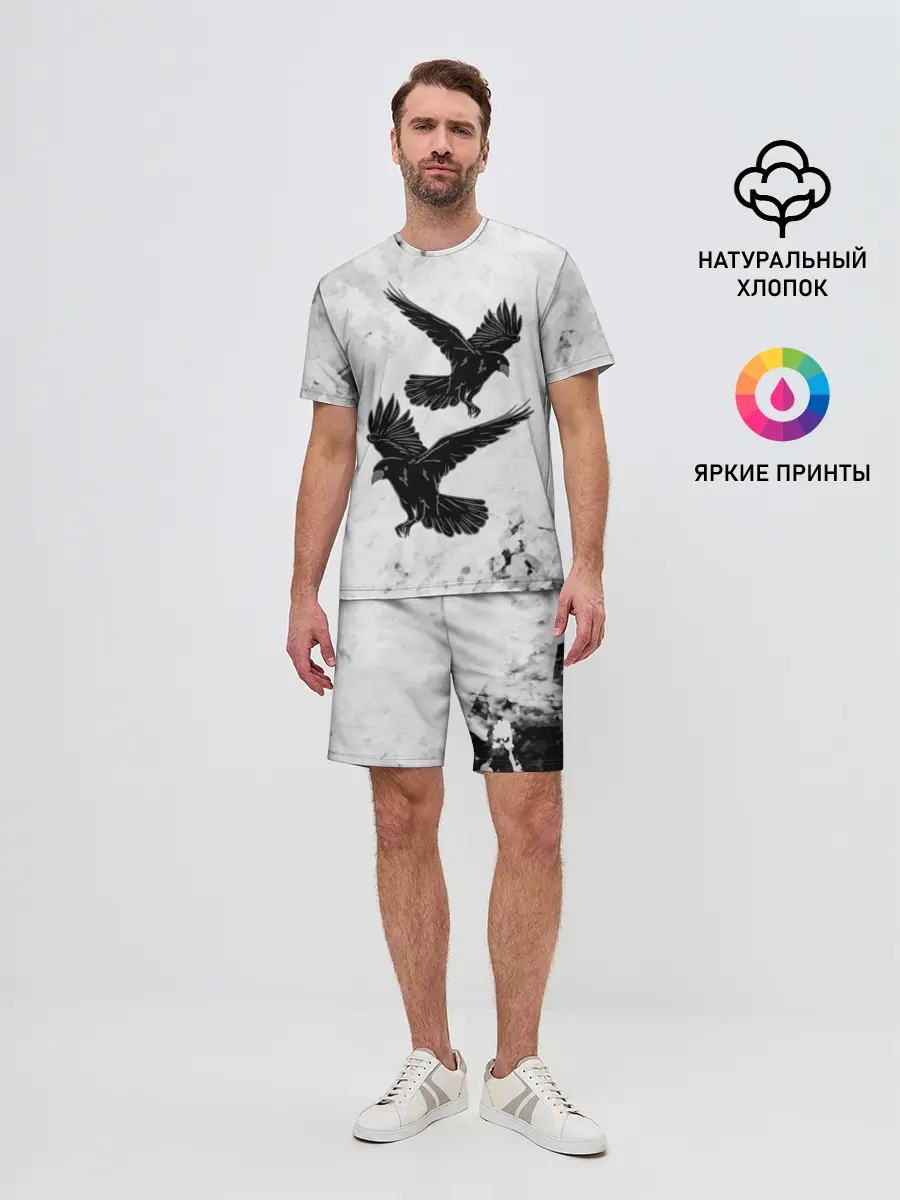 Мужской костюм с шортами / Gothic crows