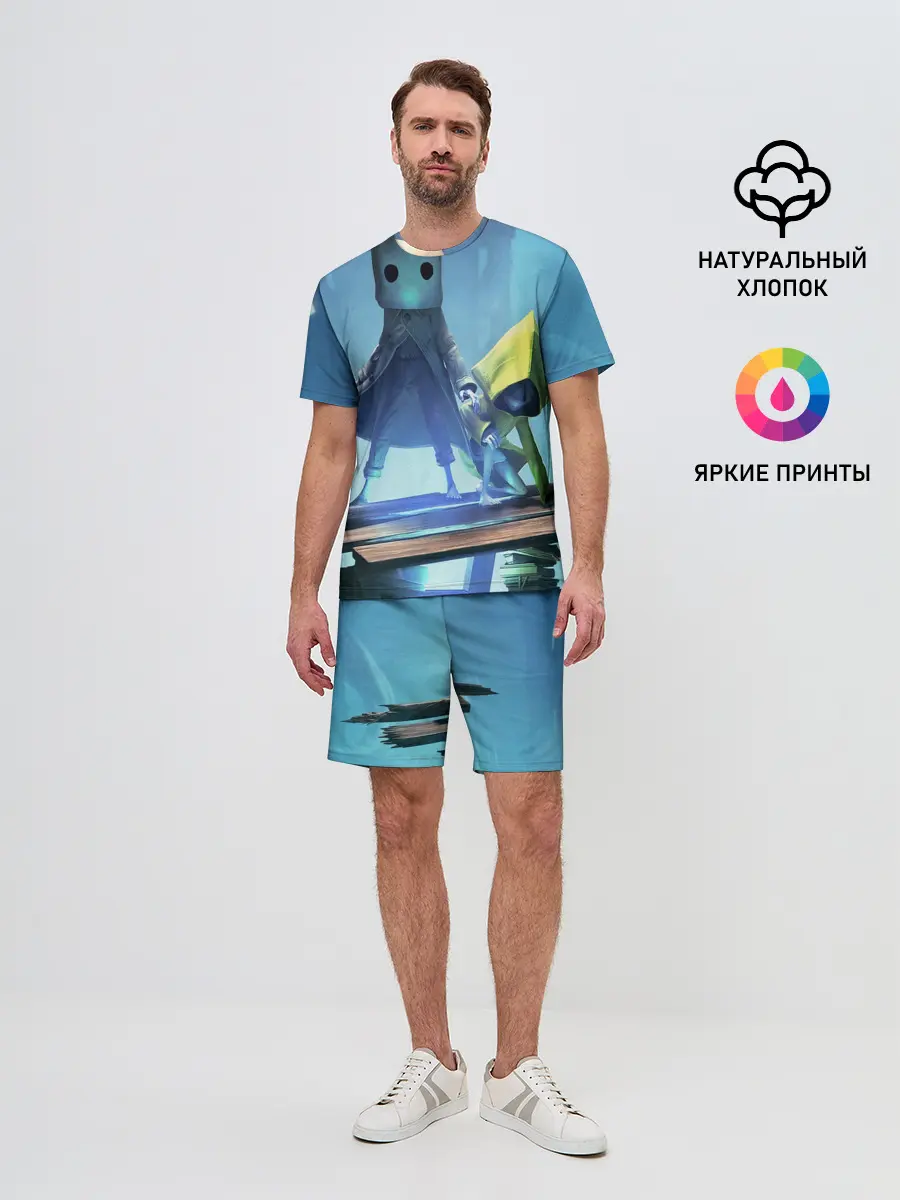 Мужской костюм с шортами / Little Nightmares || арт шестой и моно