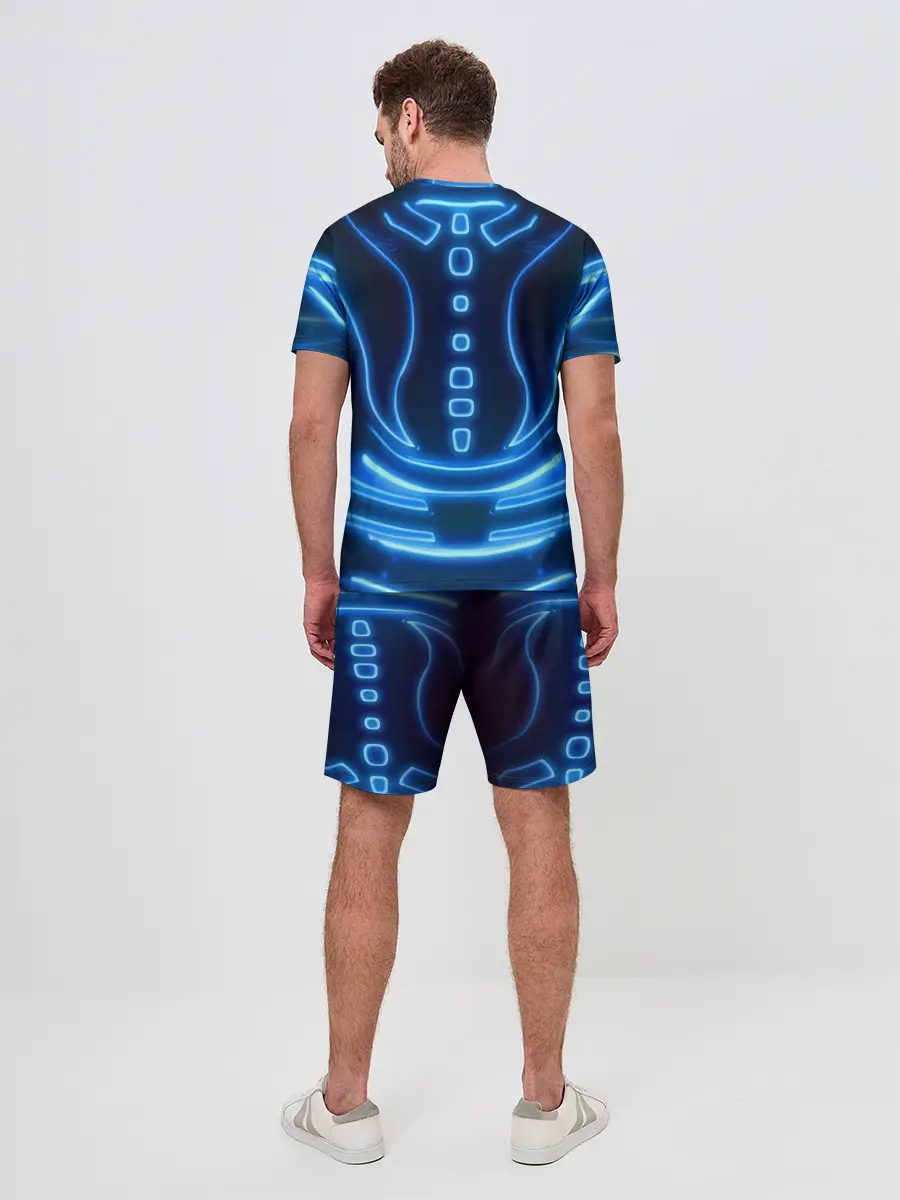 Мужской костюм с шортами / Неоновая броня | Neon Armor