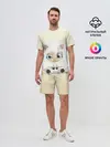 Мужской костюм с шортами / Мультяшная овечка облако
