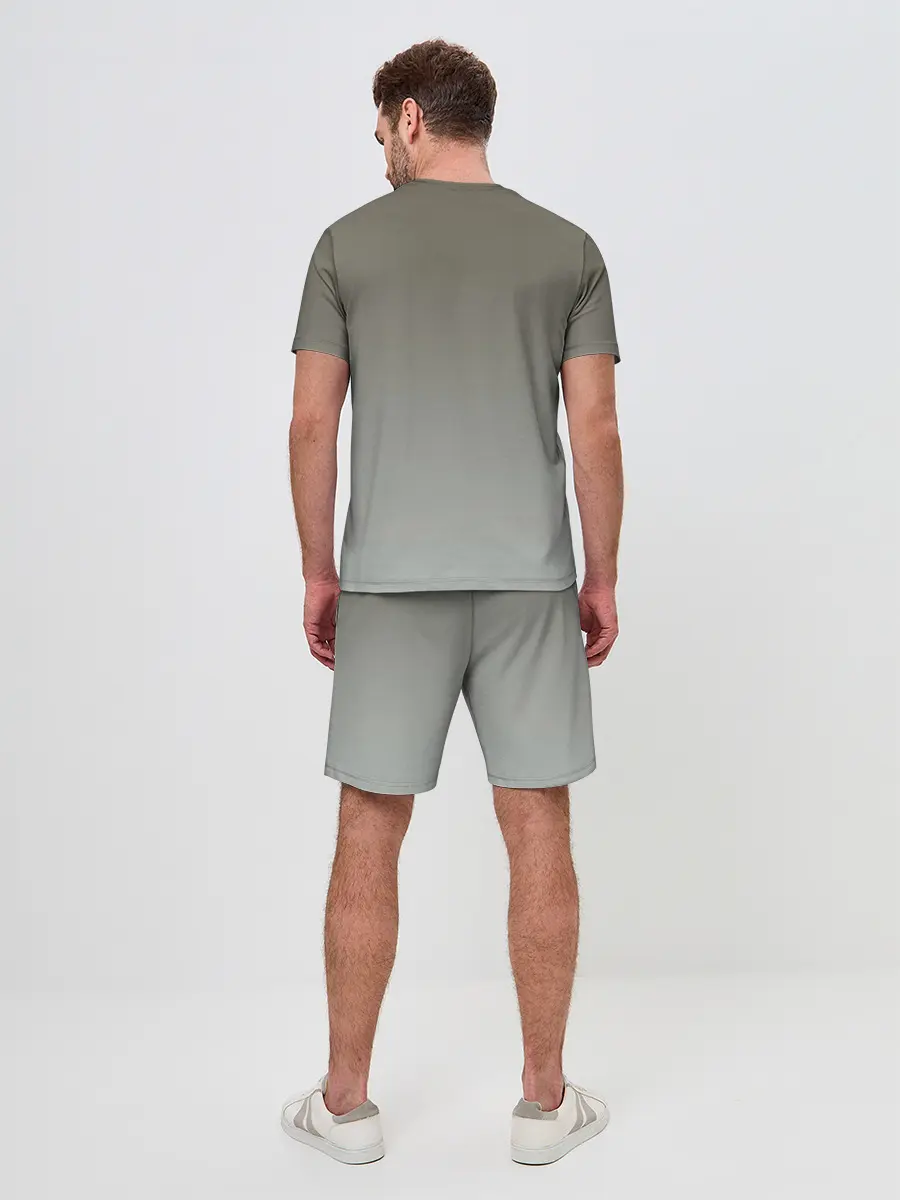 Мужской костюм с шортами / полосатый уличный кот