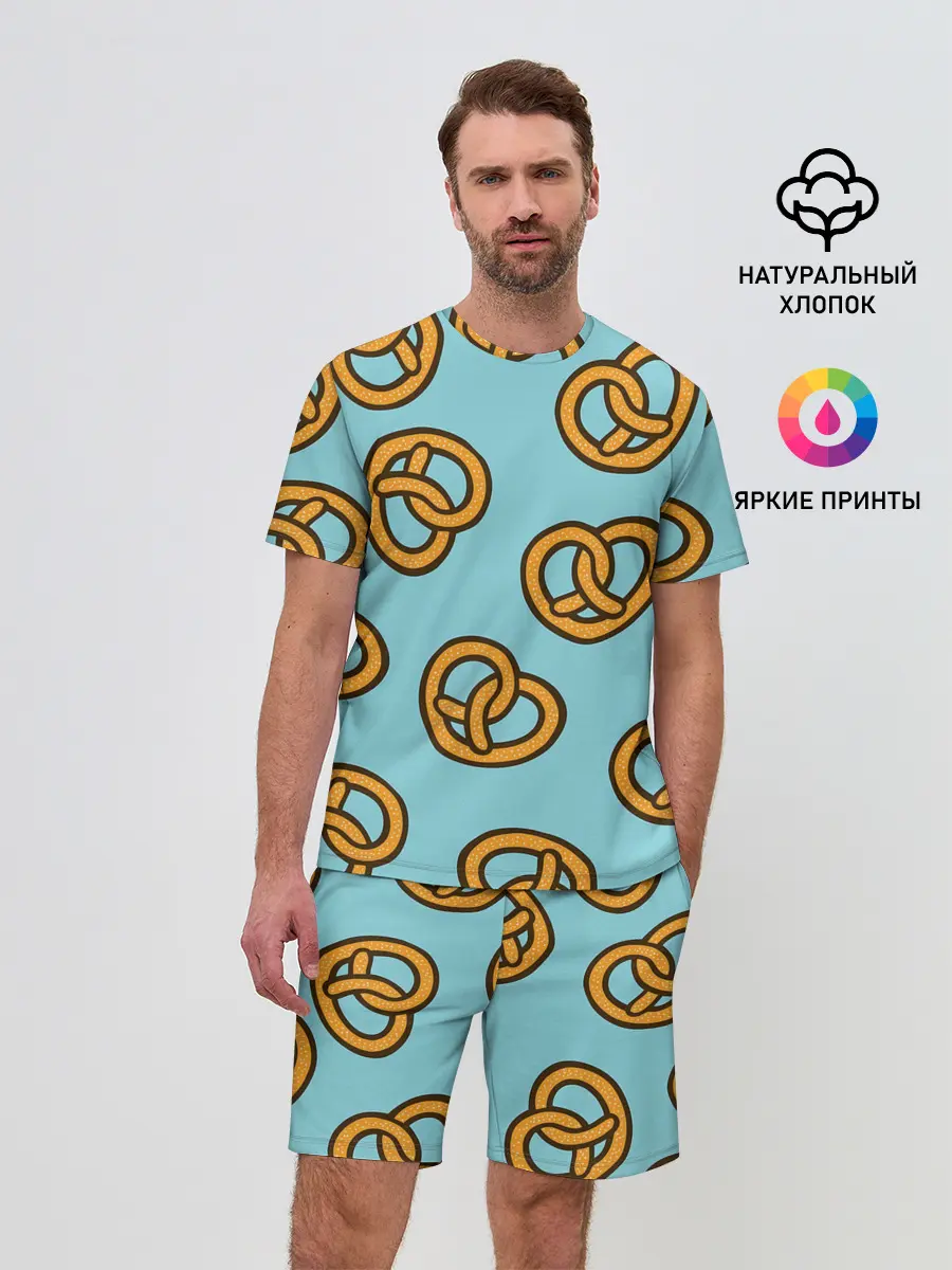 Мужской костюм с шортами / Крендели