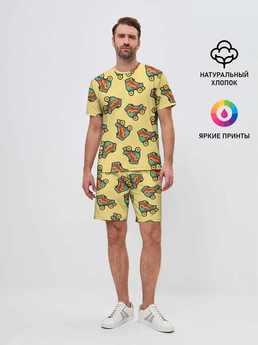 Мужской костюм с шортами / Ролики