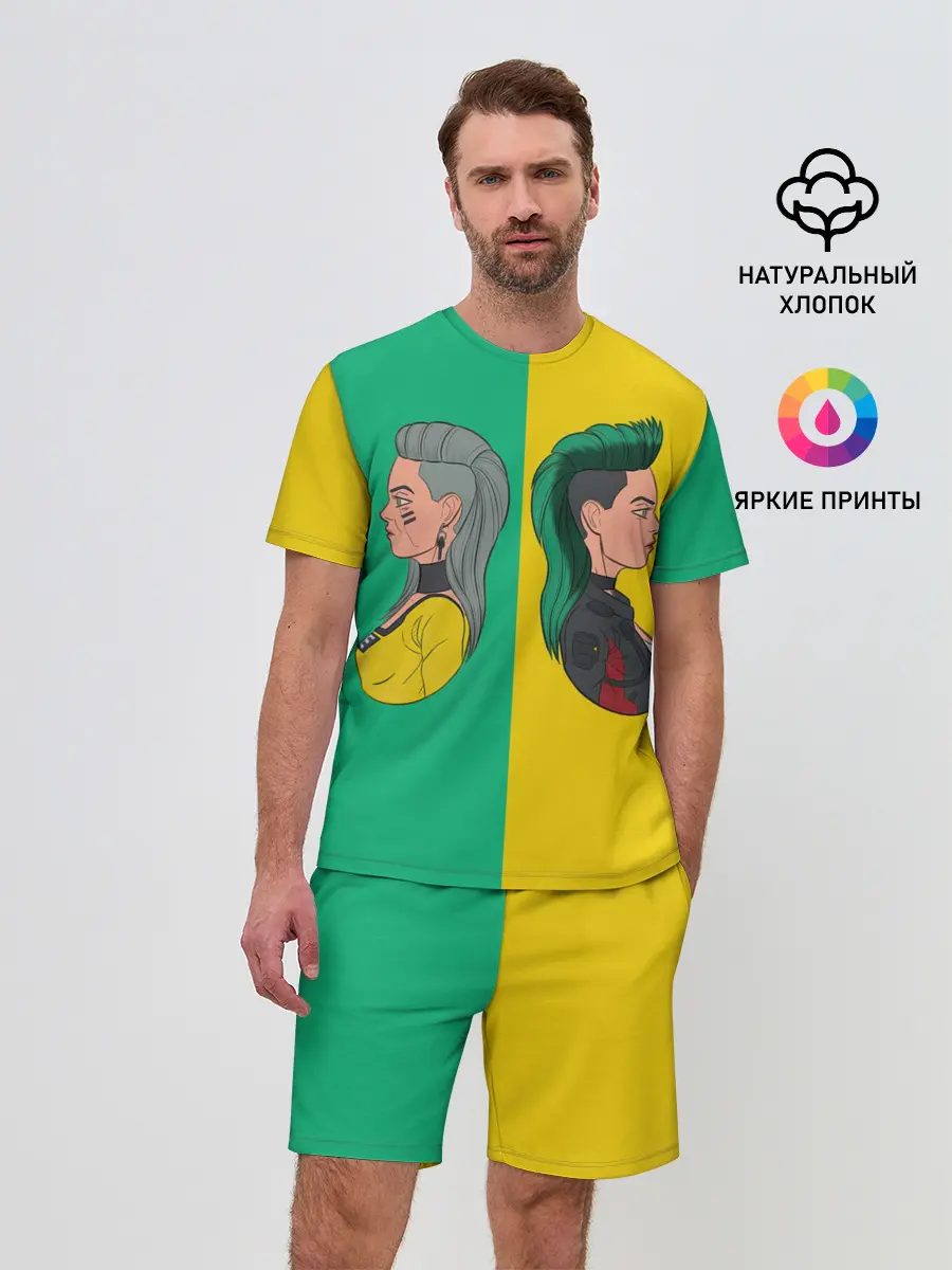 Мужской костюм с шортами / Бестия